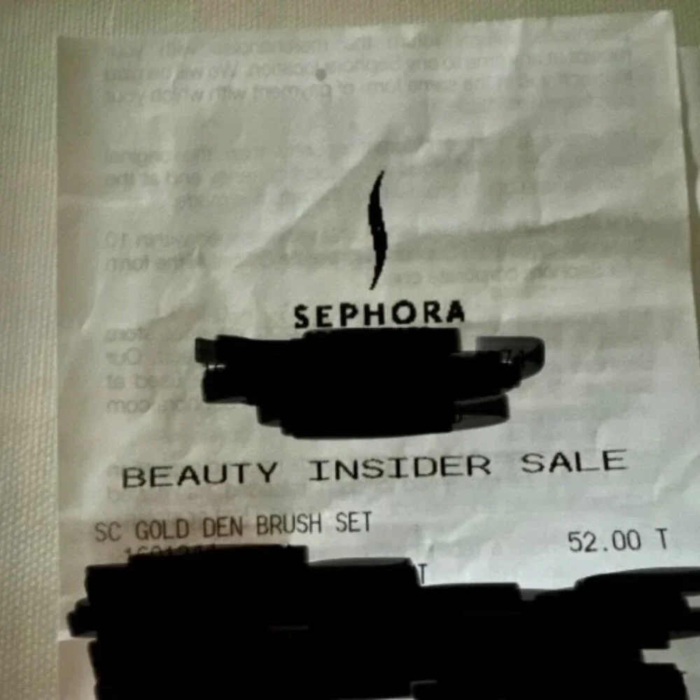 Sephora gold den brush set Leopard Print